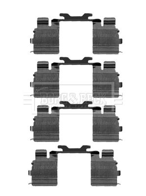 BORG & BECK Комплектующие, колодки дискового тормоза BBK1302